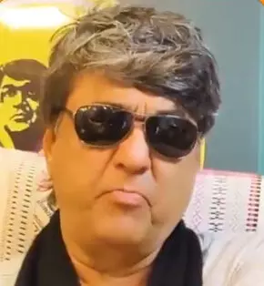 Actor Mukesh Khanna in Raipur today,