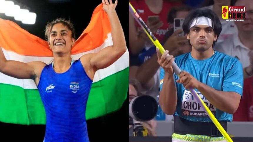 Neeraj Chopra made a strong entry in the final while Vinesh Phogat reached the quarter finals