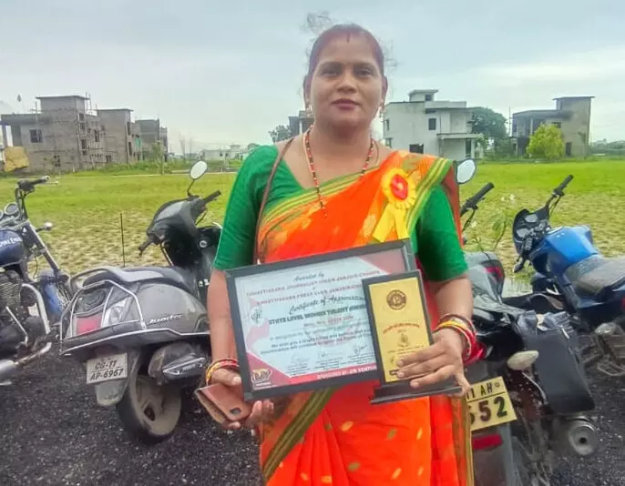 Geeta Soni gets rewarded with Nari Pratibha Samman