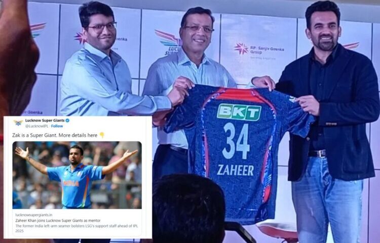 Former fast bowler Zaheer Khan returns to IPL, appointed mentor of Lucknow Super Giants