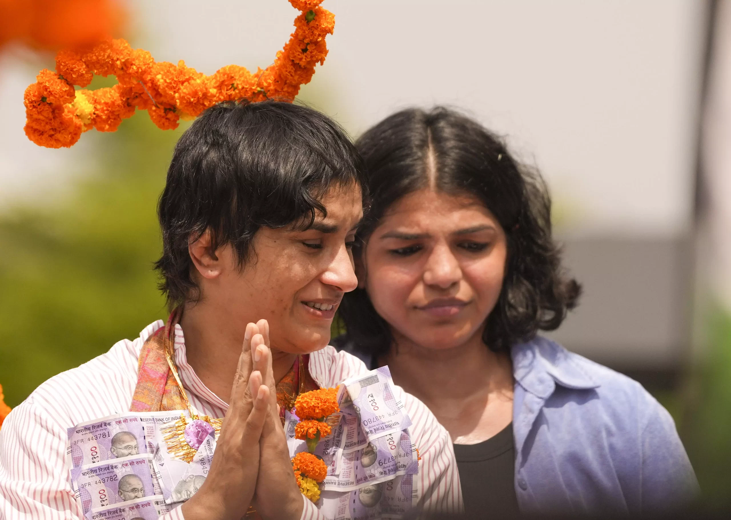 Vinesh Phogat vows to continue fight after Haryana Khap honors her with gold