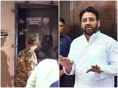ED team raids AAP MLA Amanatullah’s house, party said – this is hooliganism