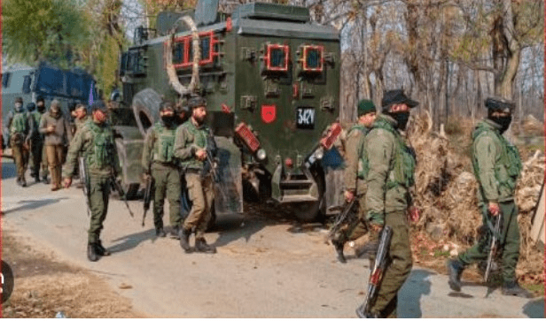 Terrorist encounter in Kashmir, four soldiers get injuries