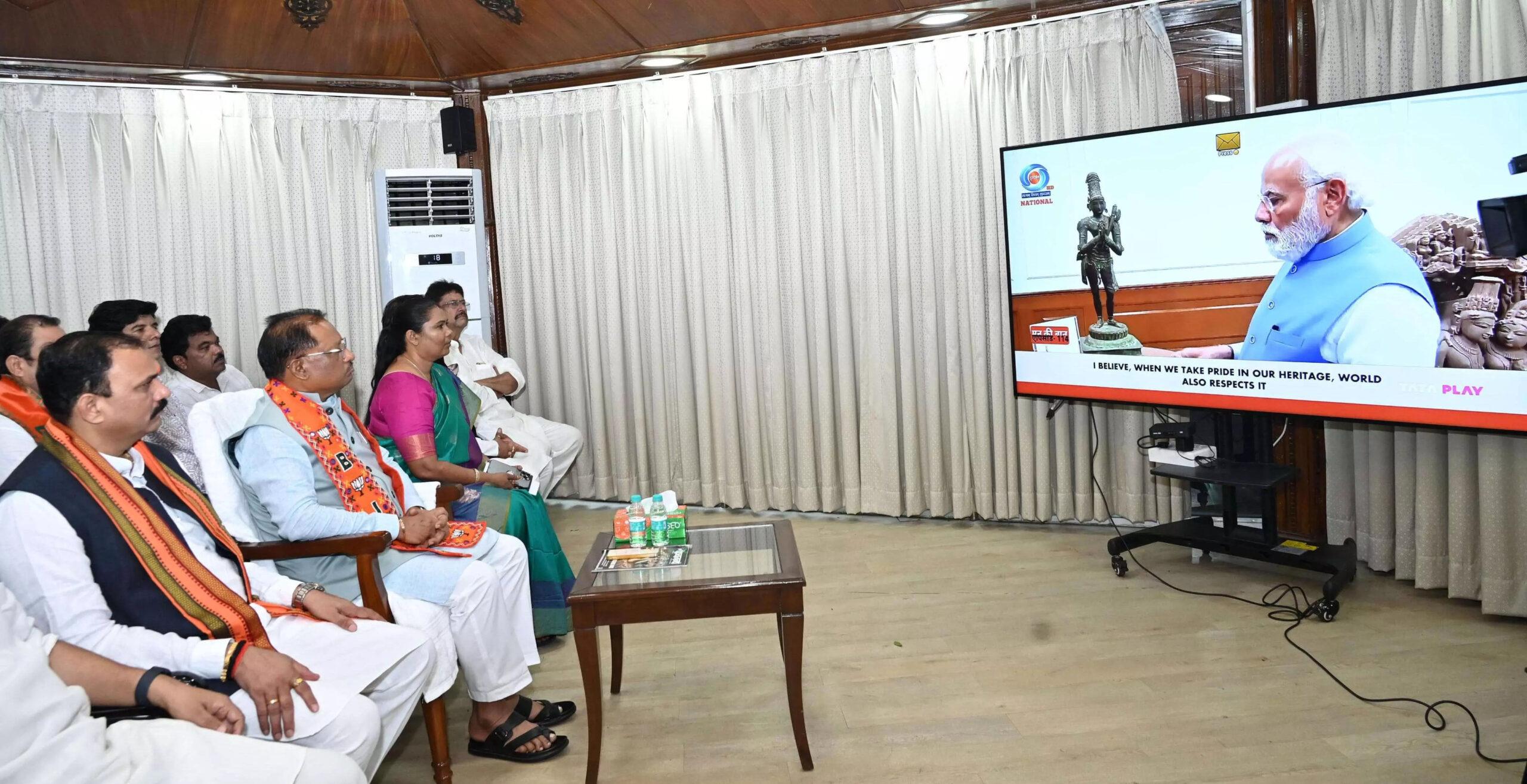 Mann Ki Baat program is an important medium to know the innovative efforts of the countrymen: CM Vishnu Deo Sai