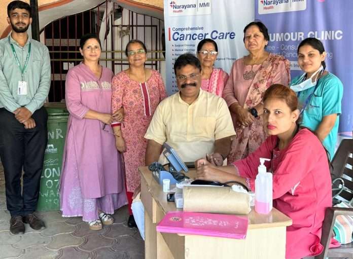 Chhattisgarh Chamber Women’s Wing and Narayana MMI Hospital under the joint aegis  Organises a Breast  Cancer  Awareness Camp