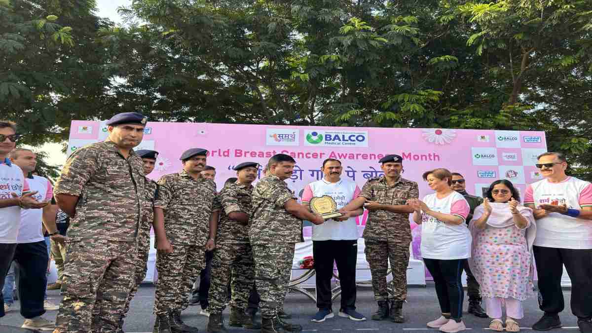 Leave your shame, speak on the lumps’ campaign: BALCO organized a bike rally, made people aware about breast cancer prevention