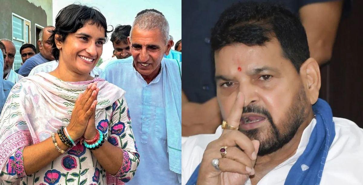 Congress is completely destroyed…’, Brij Bhushan Singh’s reaction on Vinesh Phogat’s victory-