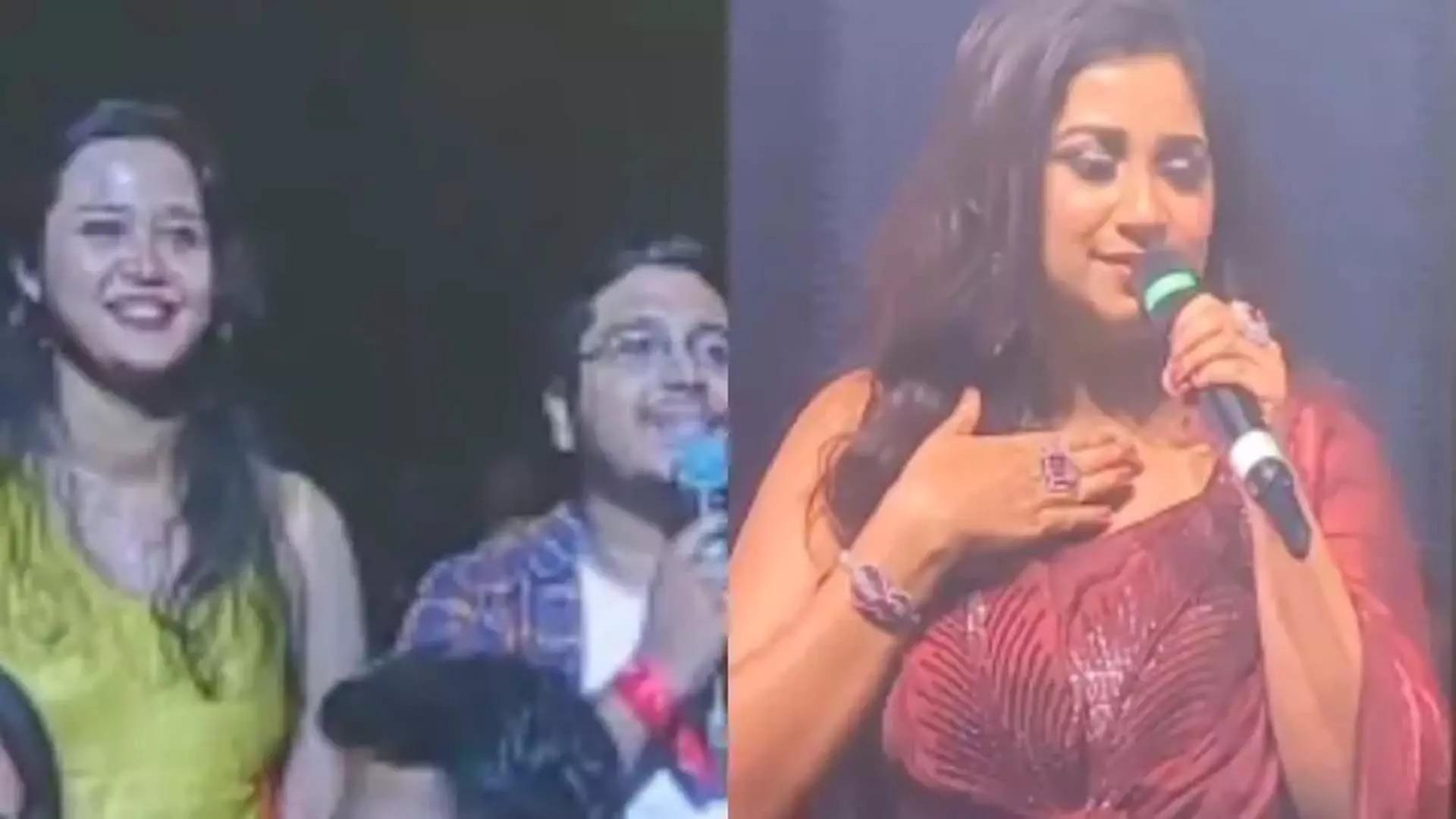 A man proposed to his girlfriend at Shreya Ghoshal’s concert, watch the VIDEO…