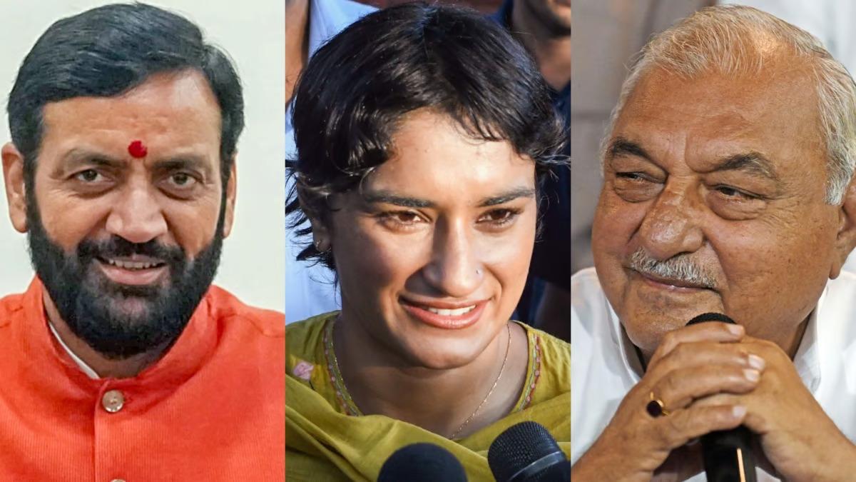 Haryana Elections VIP Seats Results 2024: Know How Nayab Saini, Bhupinder Hooda, Vinesh Phogat, Anil Vij Are Performing