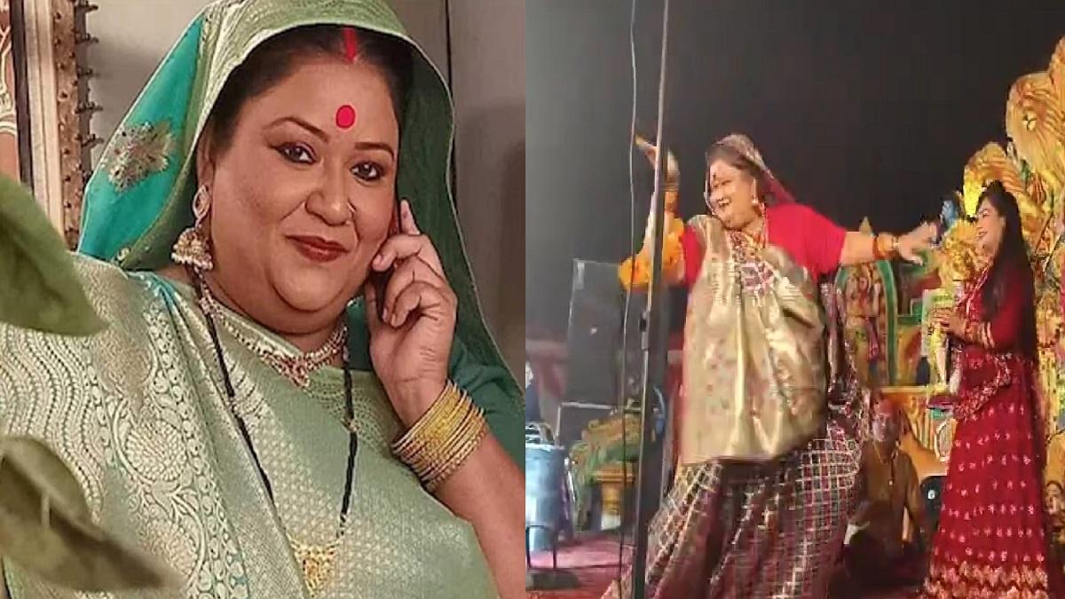 Famous TV actress reached Ramghat, danced on audience’s demand, watch