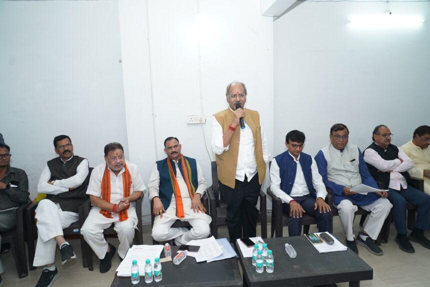 Only your vigilance and hard work will ensure our victory: Brijmohan Agarwal to party workers