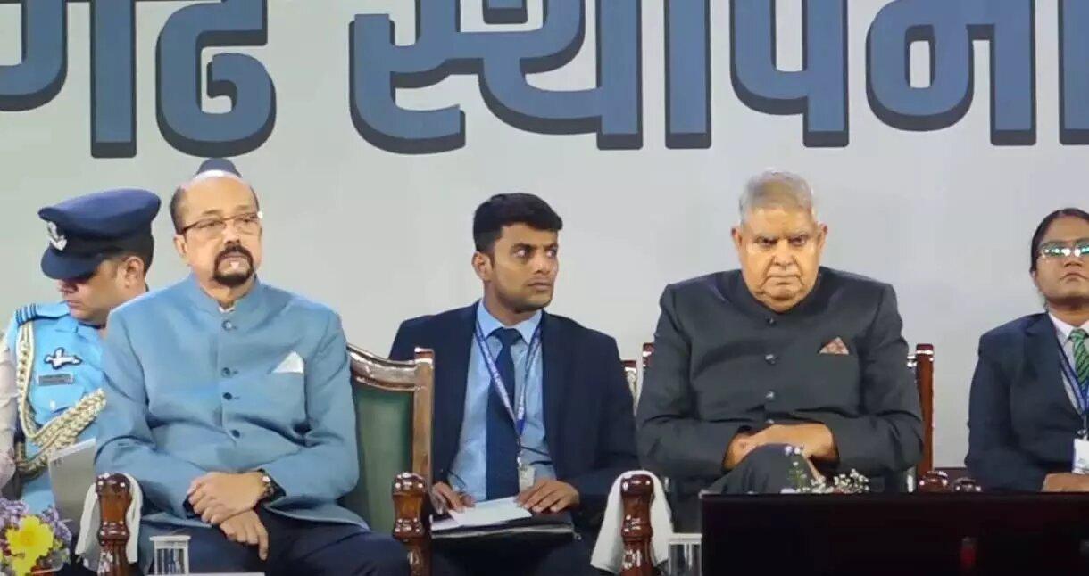 Vice President of India Jagdeep Dhankhar graces  the closing ceremony of State Decoration and Rajyotsav-2024