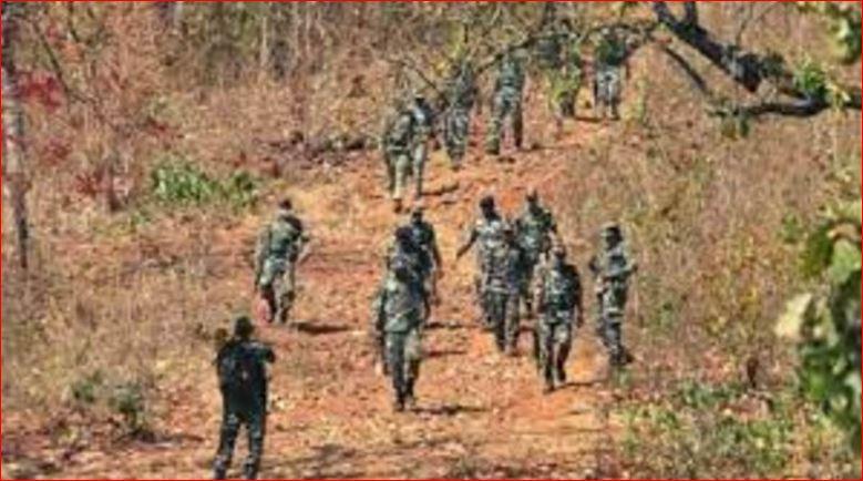 Encounter during joint operation ,  police search, bodies of four Naxalites recovered so far in Chhattisgarh