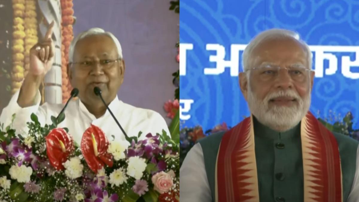 Will always be together…’, CM Nitish Kumar again accepted his mistake from the stage, PM Modi smiled