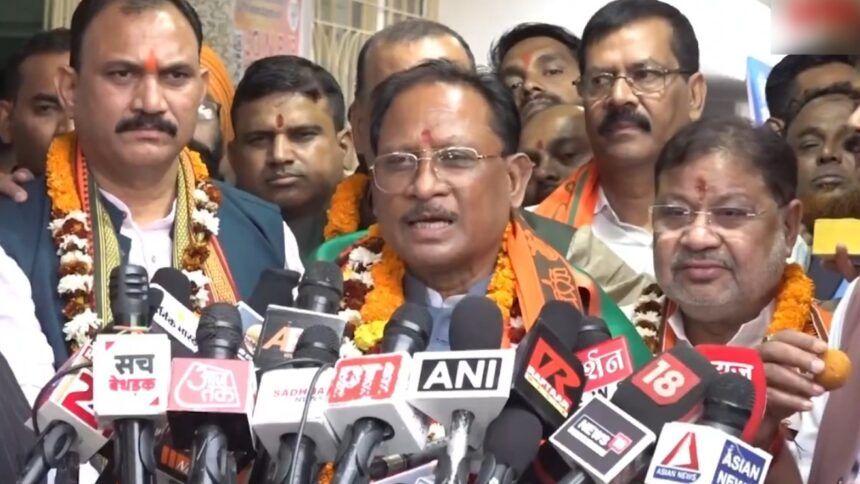 Chief Minister Sai congratulated BJP on its historic victory in Raipur City  South, said – Thank you for trusting our government and PM Modi