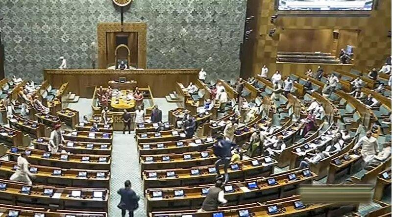 Lok Sabha, Rajya Sabha adjourned for day amid Opposition protests