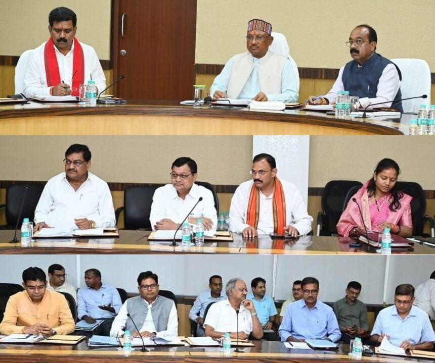 Chhattisgarh Cabinet meeting begins under the chair man ship of CM Vishnu Deo Sai