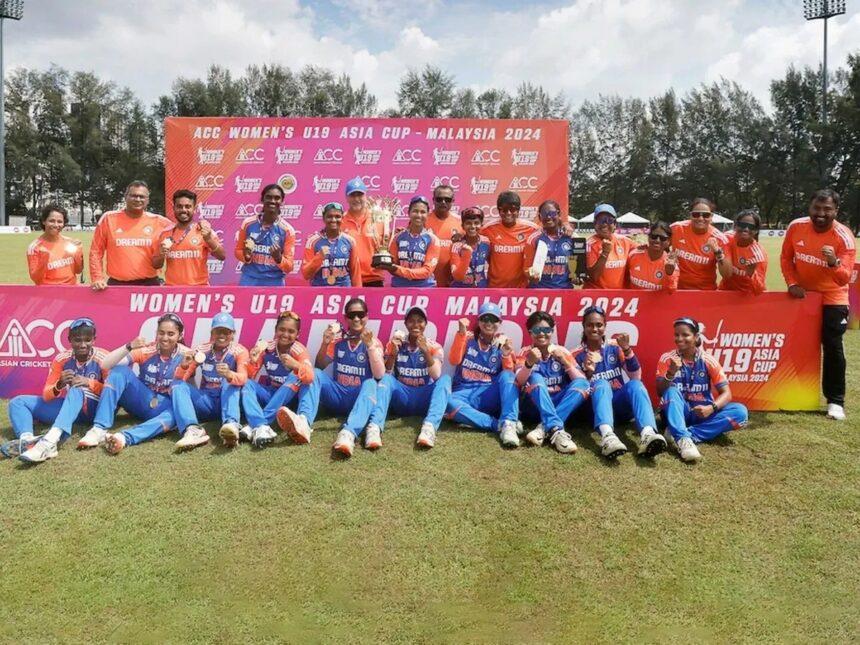 Women’s U19 Asia Cup Final: Team India wins  the Asia Cup title, defeats Bangladesh by 41 runs in the final