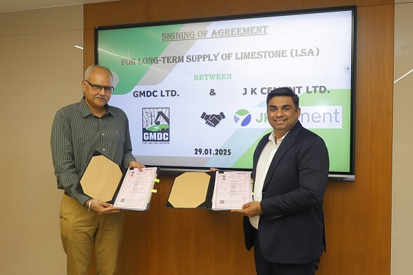 JK Cement Ltd. and GMDC Forge Long – Term Alliance for High-Quality Limestone Reserves in Gujarat