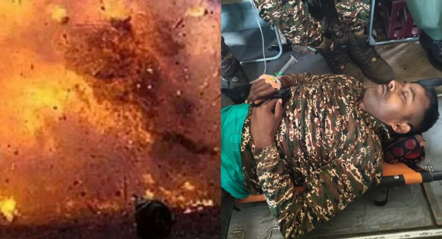 Dismayed Naxalites carried out IED blast, 3 CRPF jawans injured, treatment continues in Raipur