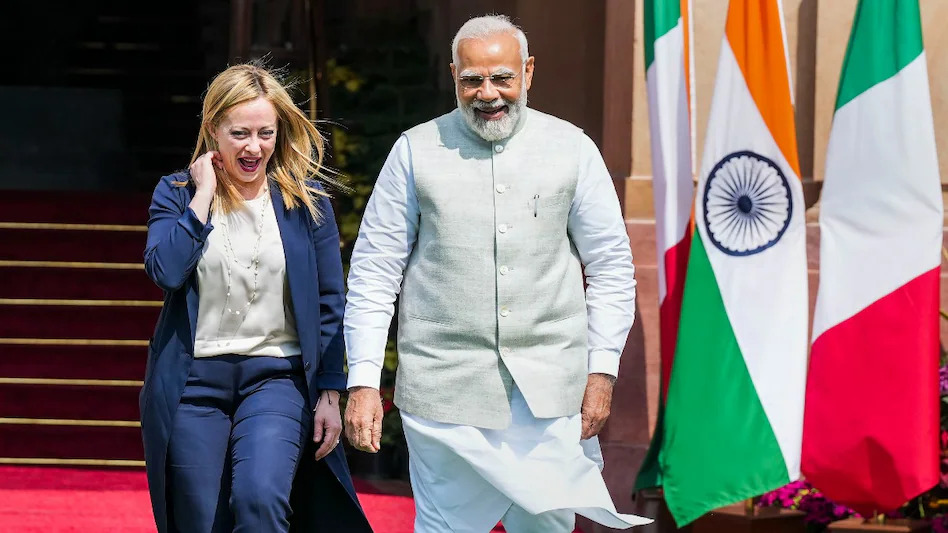 Giorgia Meloni Speech: When Modi, Meloni and Trump speak together… Italian Prime Minister Giorgia gets angry at the leftists