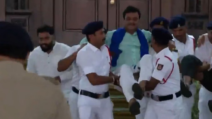 Karnataka Assembly: 18 BJP MLAs creating ruckus suspended for six months; marshals carried them out on their shoulders