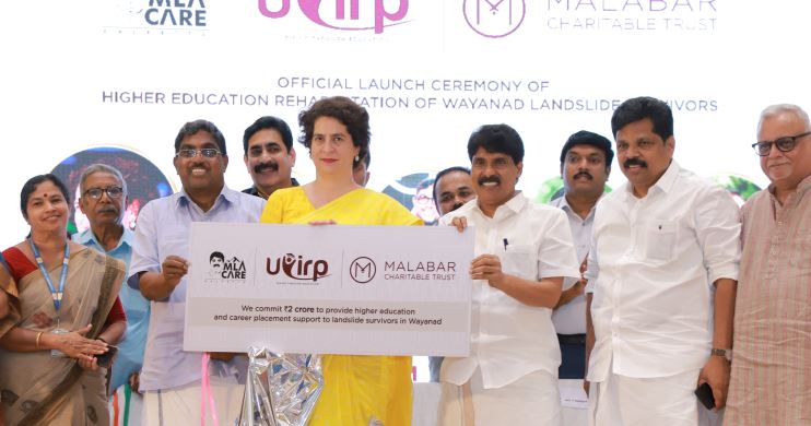 Malabar Group Launches ‘Uyirp’ Scheme for Landslide Victims in Wayanad, Rs. 2 Crore for Higher Education