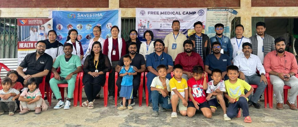 Multi-Disciplinary Team from Saveetha Medical College Provides Essential Healthcare in Conflict-Torn Manipur
