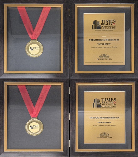 TREVOC Royal Residences Wins Two Honours at Times Realty & Infrastructure Conclave 2025