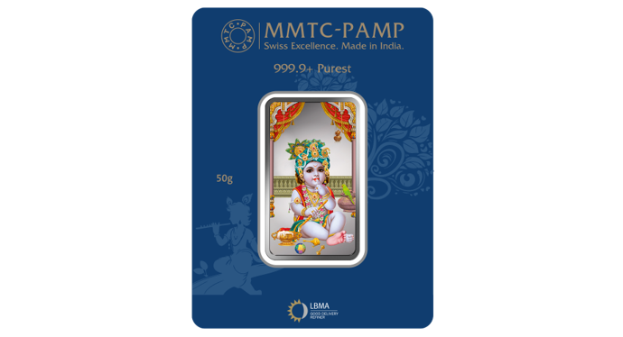 MMTC-PAMP Unveils the Laddoo Gopal 50 gm Silver Bar; A Symbol of Devotion and Purity