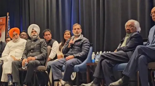 Why does Rahul Gandhi go to America? BJP pounced upon him with arms and ammunition for speaking against the country