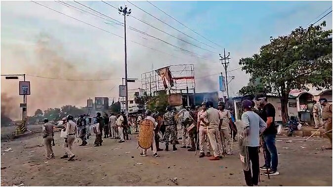 Violence is not stopping in Bengal, ISF supporters clashed with police, high alert after the uproar
