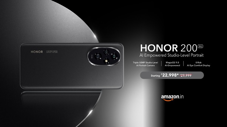 HONOR 200 Gets AI-Powered MagicOS 9.0 and Now at Limited-Time Price of Rs. 22,999 on Amazon.in