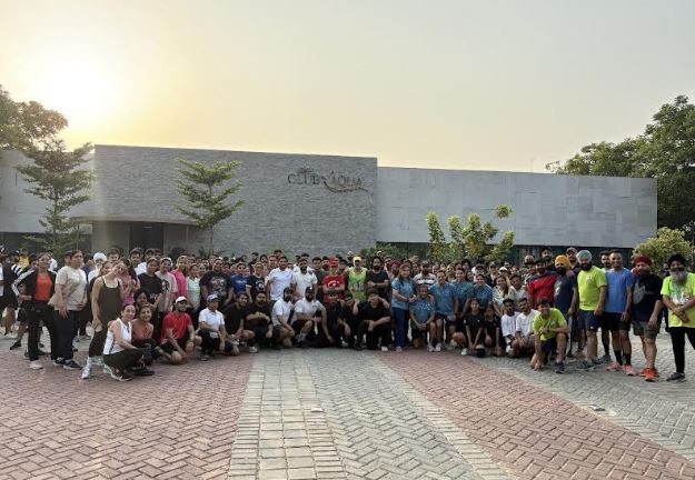Club Aqua, AIPL DreamCity, Ludhiana Celebrates Father’s Day with a High-Energy Morning Run in Collaboration with Runners Brew Club