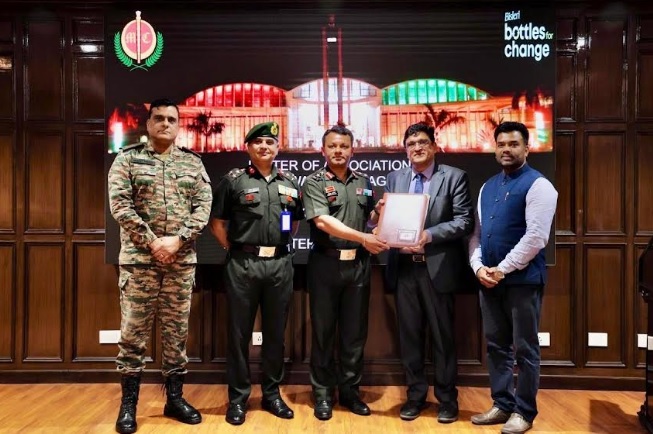 Bisleri International Signs Letter of Association with Indian Army’s Manekshaw Centre under its ‘Bottles For Change’ Program
