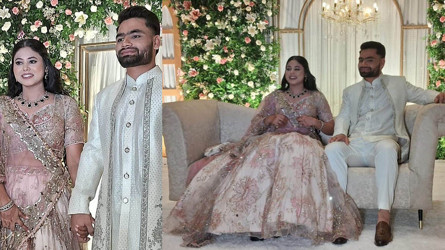 Rinku-Priya Engagement: Rinku Singh and Priya Saroj got engaged, many celebrities including Akhilesh-Jaya Bachchan  reached to give blessings