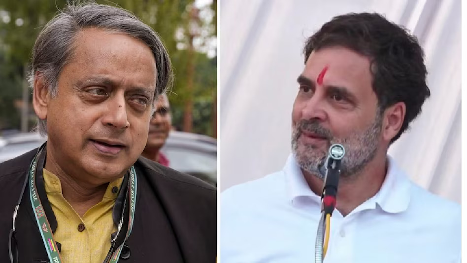 Shashi Tharoor cornered Rahul Gandhi over ‘Narendra surrender’ statement saying he is better than BJP