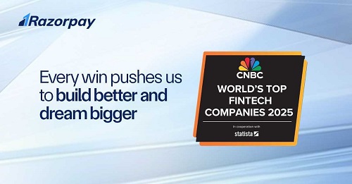 Razorpay Named Among World’s Top Fintech Innovators 2025 by CNBC and Statista