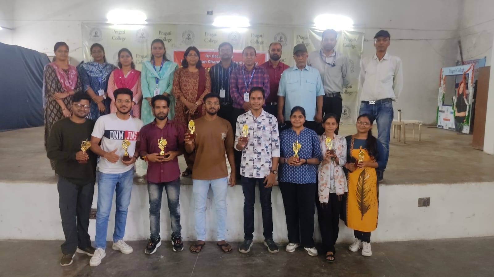 Pragati College ,Choubey Colony, Raipur organises  National Sports Day  on August 29, 2025…