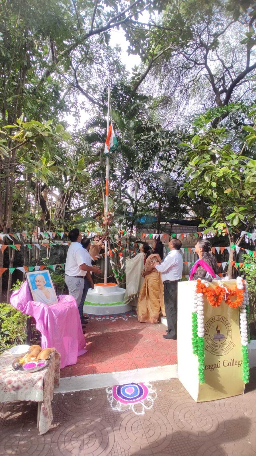 Pragati  College, Choubey Colony  Celebrates Nation’s  79th Independence Day