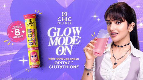 Sreeleela Shines in Chicnutrix’s ‘Glow Mode On’ Campaign, Blending Science with Beauty