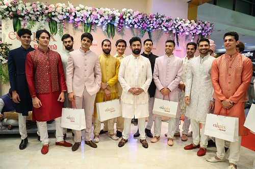 Actor Amit Sadh Inaugurates Ethnix by Raymond’s Flagship Store at Lake Shore Mall, Thane