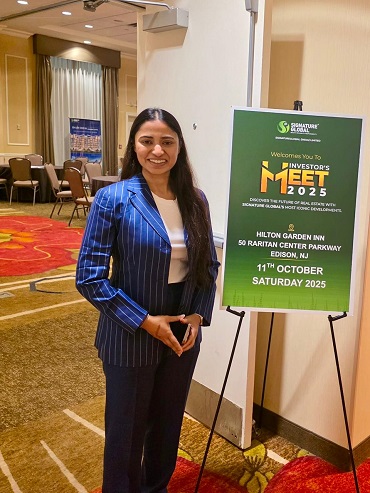 Signature Global Deepens NRI Engagement in New Jersey, USA; Showcases Gurugram's Finest Homes to Global Buyers