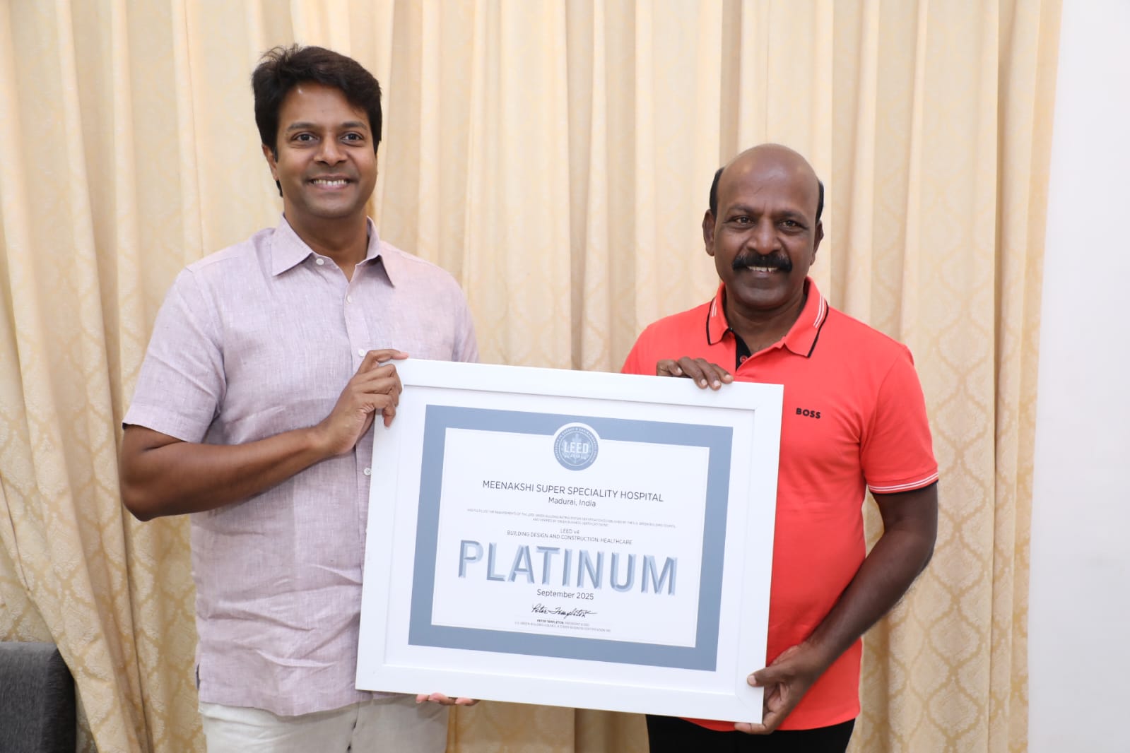 Meenakshi Super Speciality Hospital Sets Benchmark with India's First LEED Platinum Certification