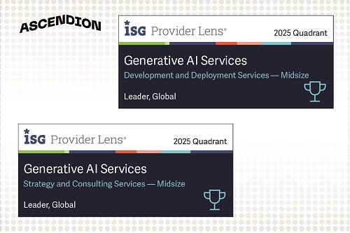 Ascendion Recognised as a Global Leader in the ISG Provider Lens® for Generative AI Services 2025
