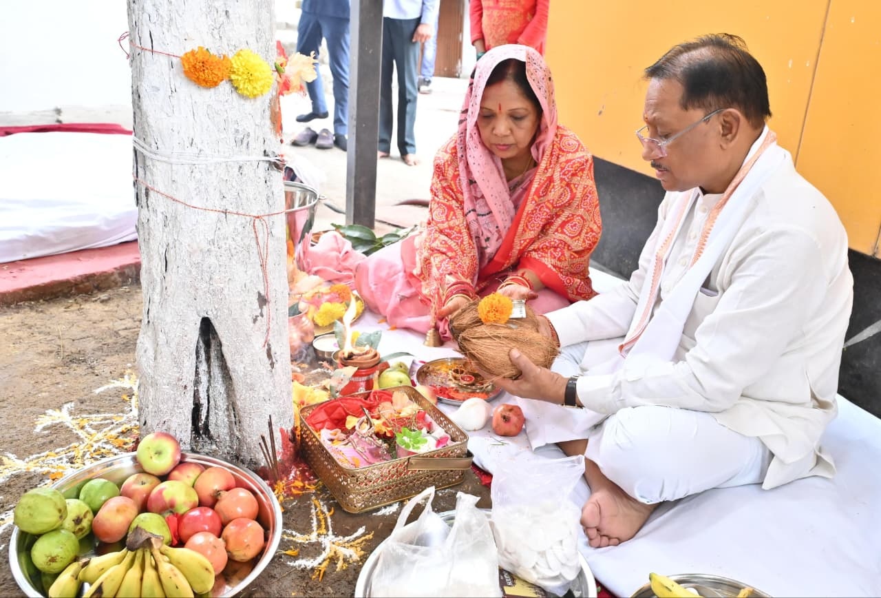 On Amla Navami, Chief Minister Vishnu Deo Sai Prays for the Prosperity and Well-Being of People