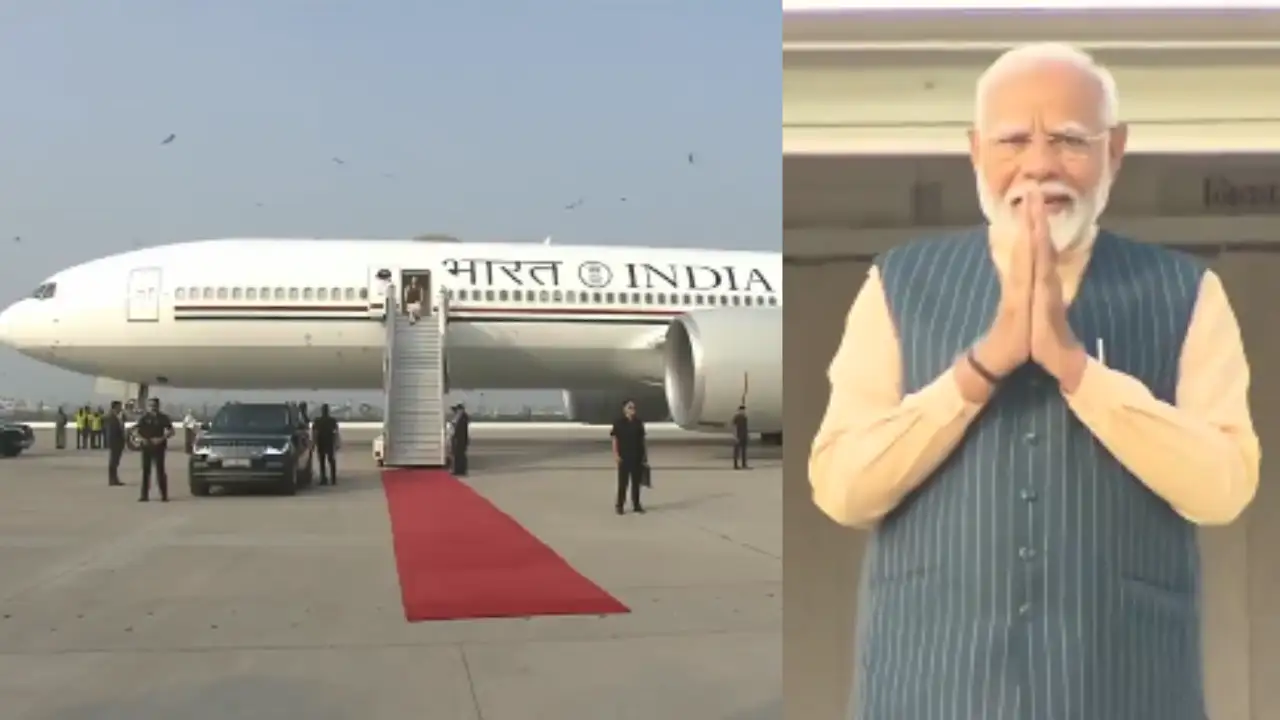 Modi returns from a 3-day visit to South Africa