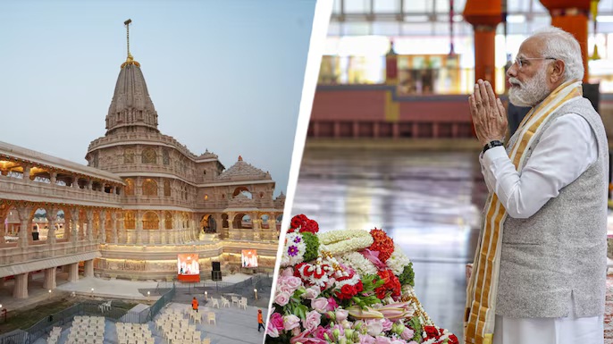 PM Modi to hoist saffron flag at Ram temple in Ayodhya on Today