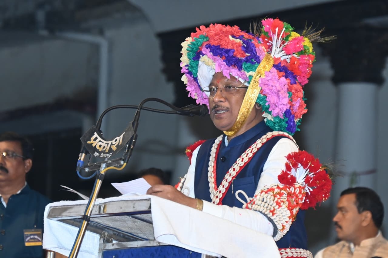 48th Rawat Nacha Festival: Chief Minister  Vishnu Deo Sai attends event held at Lal Bahadur Shastri School ground Bilaspur …