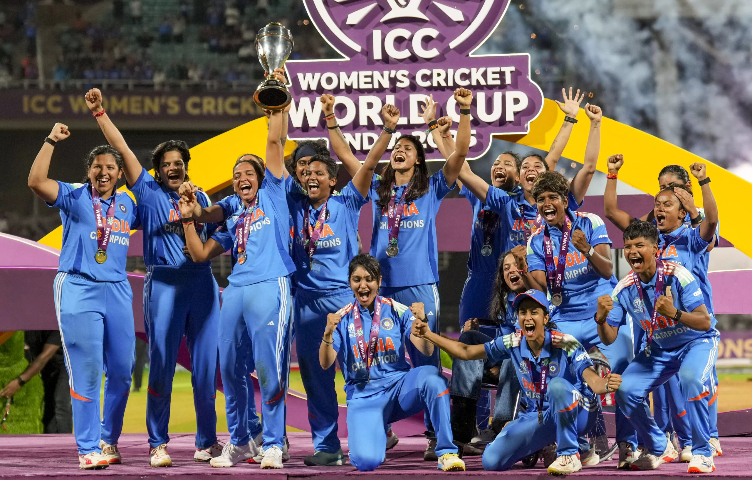 Political Leaders Hail India Women’s World Cup Triumph